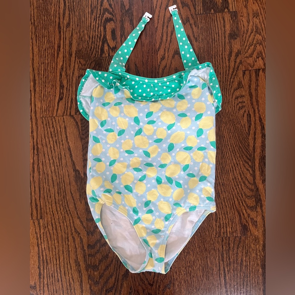 Mini Boden lemon swimsuit